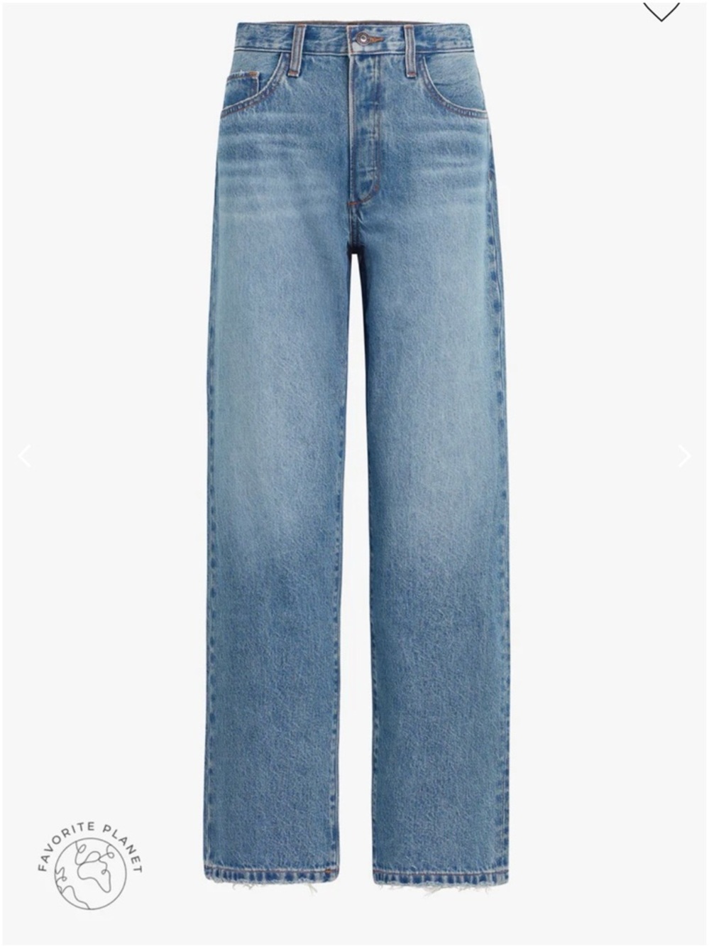 Favorite Daughter Tommy aloe Strung Straight Jeans